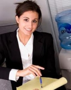 young woman at office