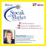 How to Speak And Market Like a Pro mp3 audio CD